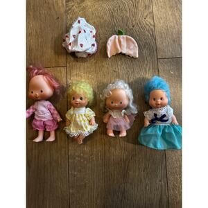 Vintage 70s-80s Strawberry Shortcake dolls & accessories - READ DAMAGE